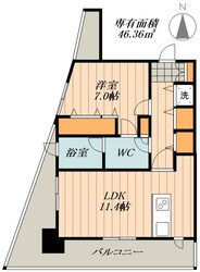 ヴァリエ東別院の物件間取画像